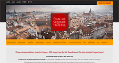 Desktop Screenshot of praguesquarehostel.com